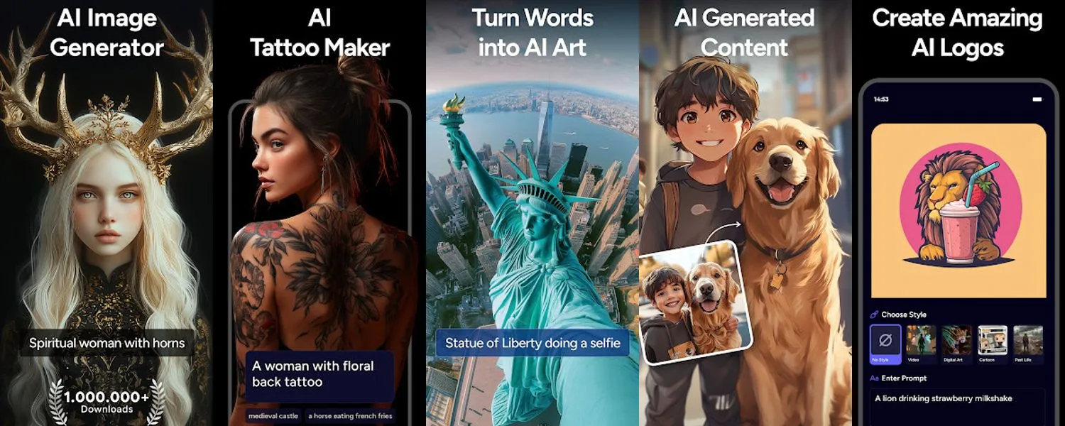 AI Image Generator - Monet screenshots