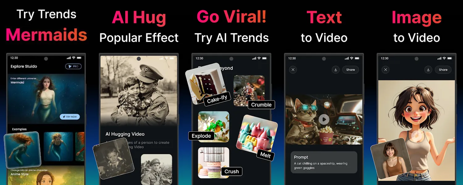 AI Video Generator - Clips AI screenshots
