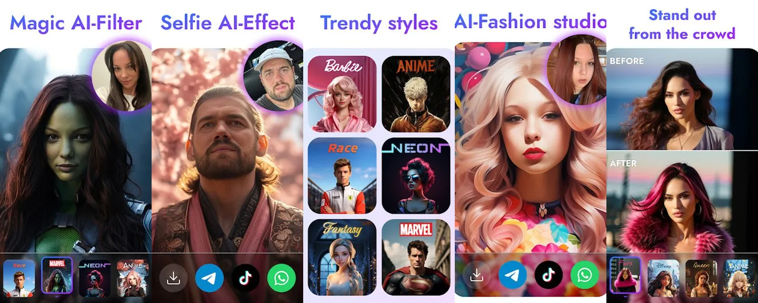 Avatarro: AI Avatar Maker screenshots