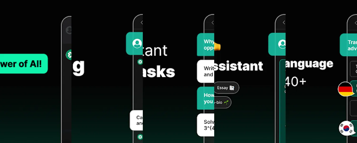 Chat AI: AI Chat Bot Assistant screenshots