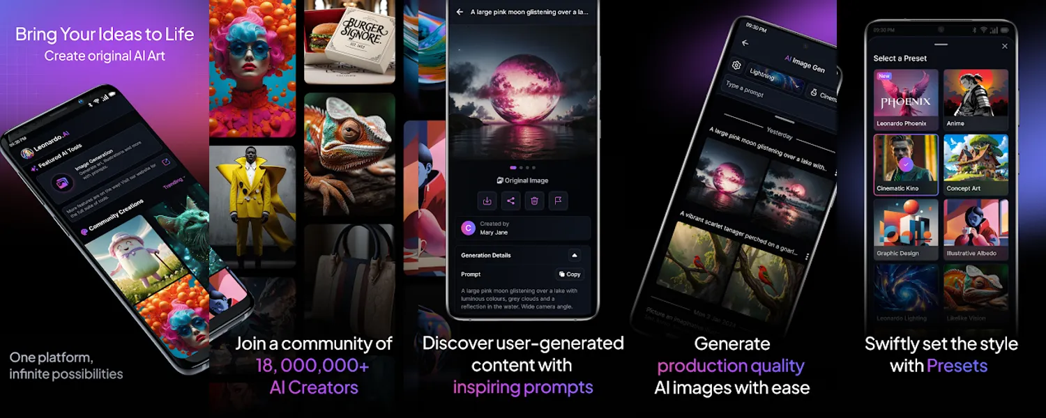 Leonardo.Ai - Image Generator screenshots
