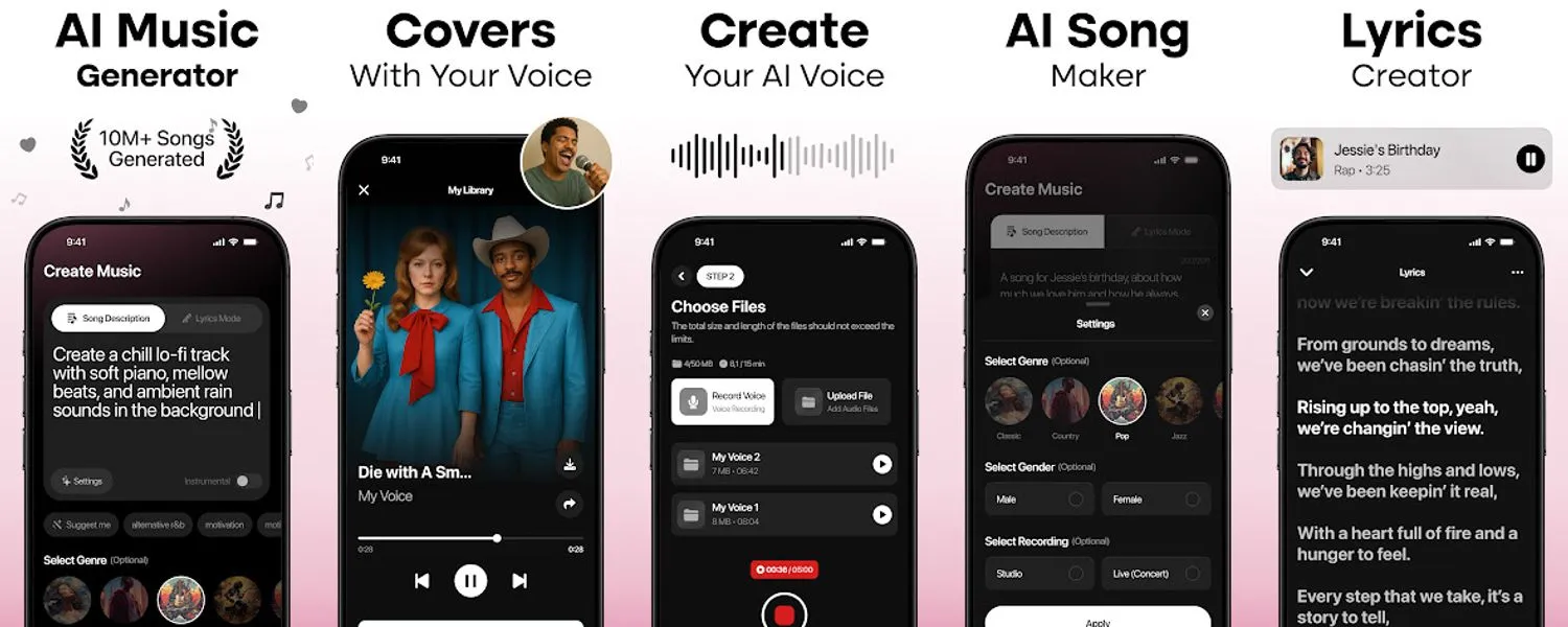 MyTunes : AI Music Generator screenshots