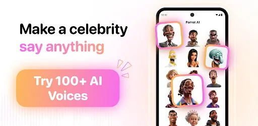 Parrot: Voice Generator AI App background