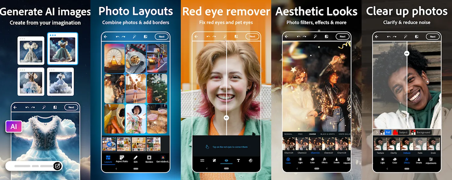 Photoshop Express Photo Editor screenshots